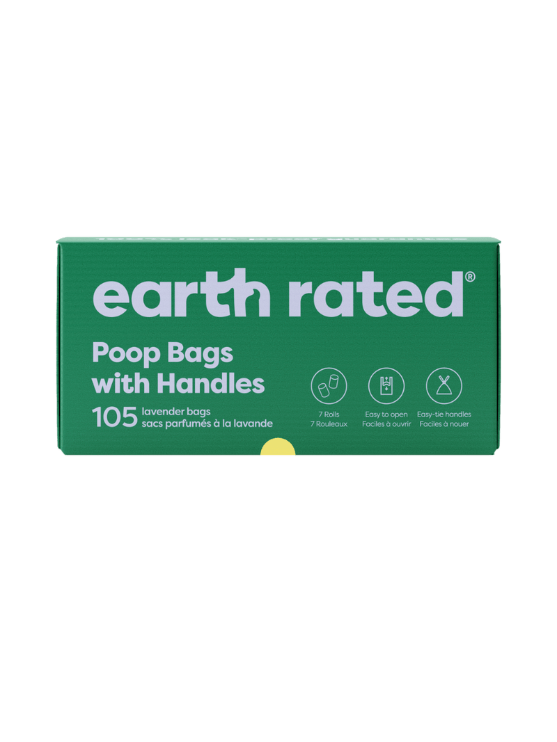 Dog Poop Bags With Handles on a Roll B1